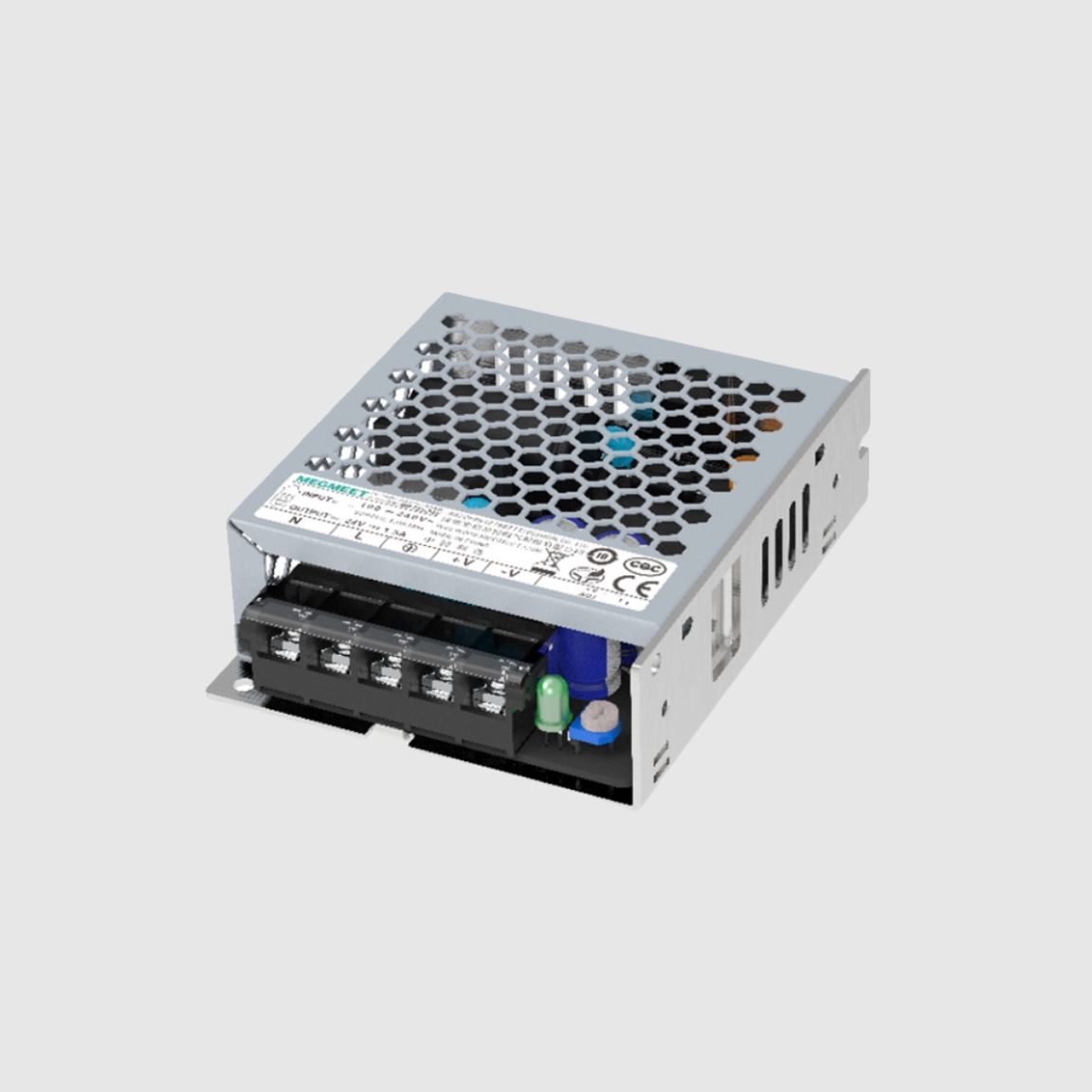 麦格米特MEGMEET平板电源75W系列：MPT75-12V,MPT75-24V系列工控电源